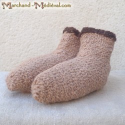 Naalbinding medieval sock 