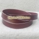 Vegetable leather Belt Strip - 3,55cm