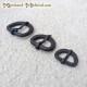 D-shape forged iron buckles - Shield strap buckle