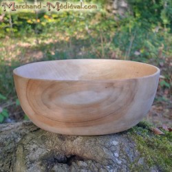 Wooden salad bowl