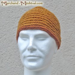 Medieval naalbinding wool cap