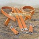 Harnessing system kit for Viking or Saxon shield : Guige strap & Forearm straps