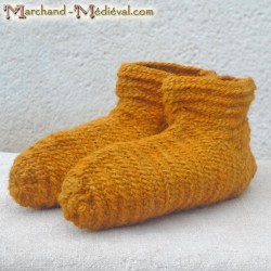 Naalbinding medieval sock 