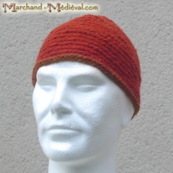 Gorro medieval de naalbinding