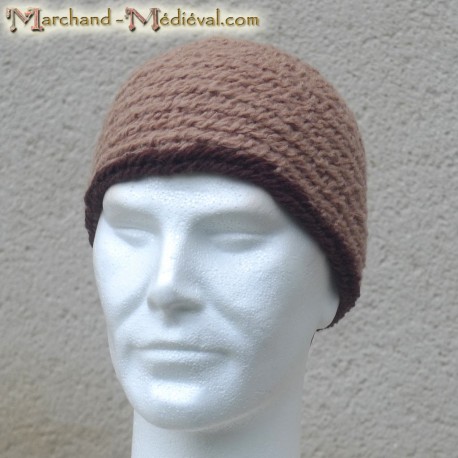 Gorro medieval de naalbinding