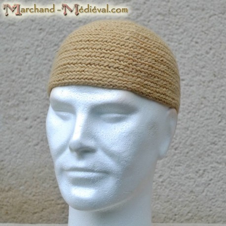 Gorro medieval de naalbinding