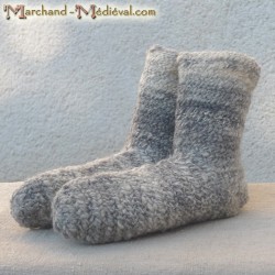 Naalbinding medieval sock 