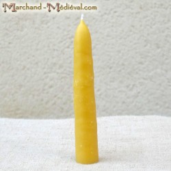 Medieval candle with beeswax