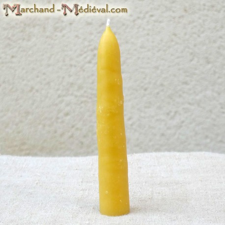 Medieval candle with beeswax