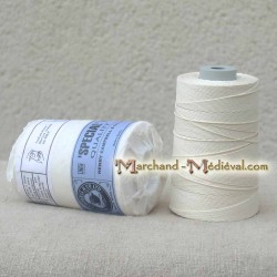 Satin Laid linen thread - Off white