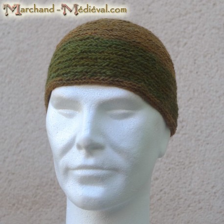 Medieval naalbinding wool cap