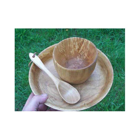 Service médiéval en bois
