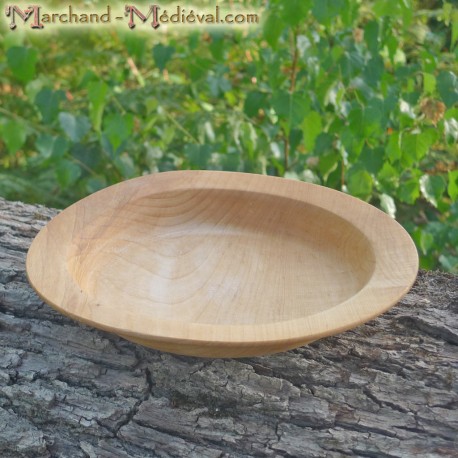 Wood dinner plate - Ash