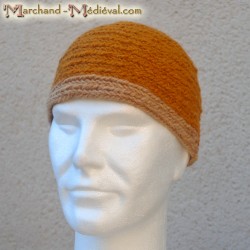 Gorro medieval de naalbinding