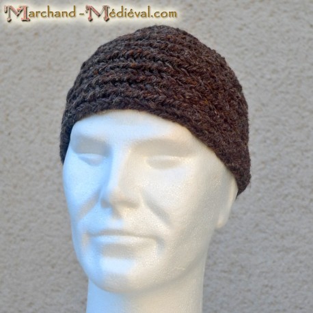 Gorro medieval de naalbinding