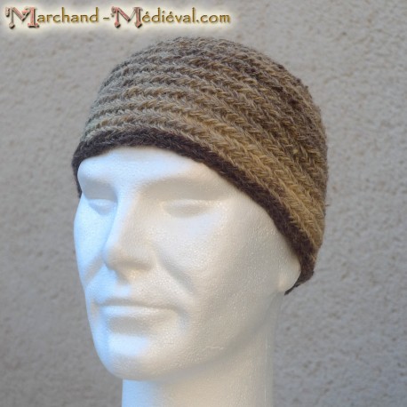 Medieval naalbinding wool cap