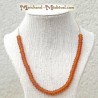 Collar de perlas de vidrio
