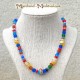 Glass beads necklace