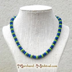 Glass beads necklace