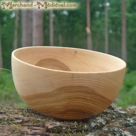 Birch wooden bowl