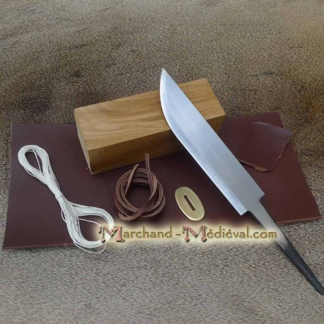 Couteau médiéval en kit chêne