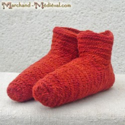 Naalbinding medieval sock 