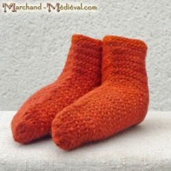 Naalbinding medieval sock 