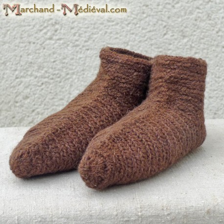 Naalbinding medieval sock 