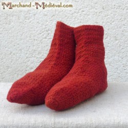 Naalbinding medieval sock 