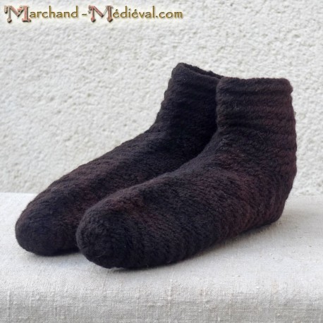 Naalbinding medieval sock 