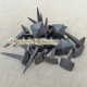 Square hand forged nails : 55 mm