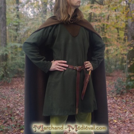 Medieval woollen rectangular cloak