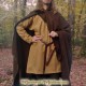Medieval woollen rectangular cloak