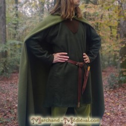 Cape rectangulaire en laine