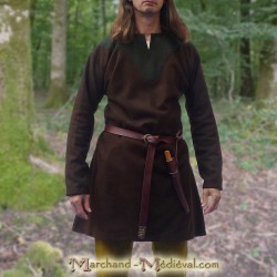 Woollen tunic - Dark brown