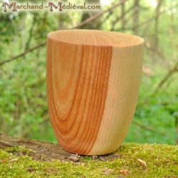 Ash wooden cup 