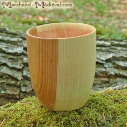 Ash wooden cup 