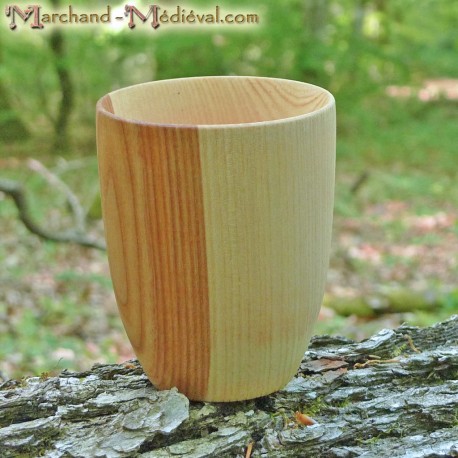 Ash wooden cup 