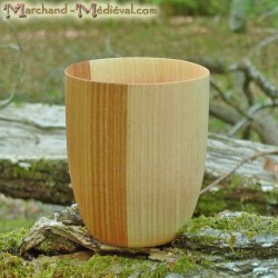 Ash wooden cup 