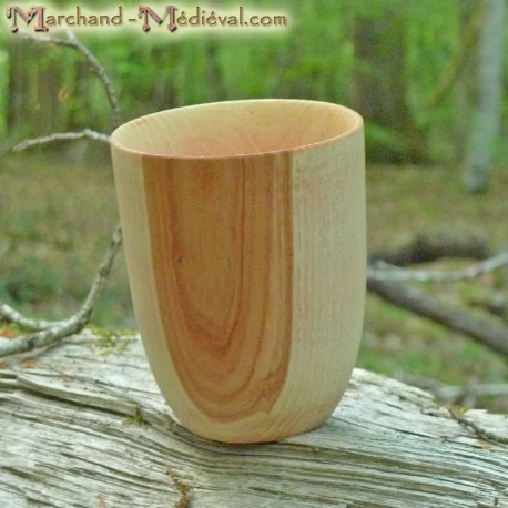 Ash wooden cup 