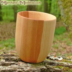 Ash wooden cup 