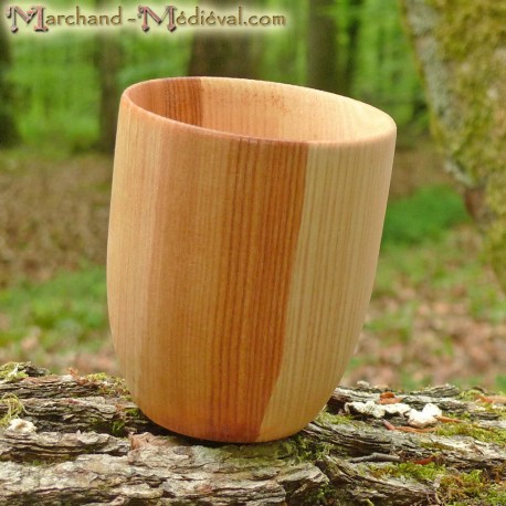 Ash wooden cup 