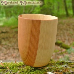 Ash wooden cup 