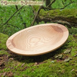 Wood dinner plate - Ash 