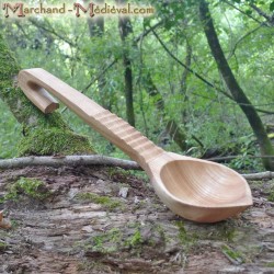 Large pot spoon birch wood 