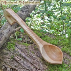 Large pot spoon birch wood 