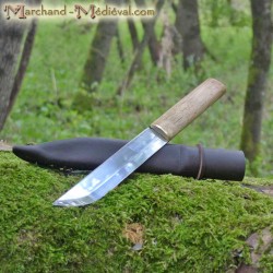 Cuchillo medieval - Nogal 