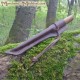 Cuchillo medieval - Nogal 