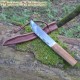 Cuchillo medieval - Nogal 