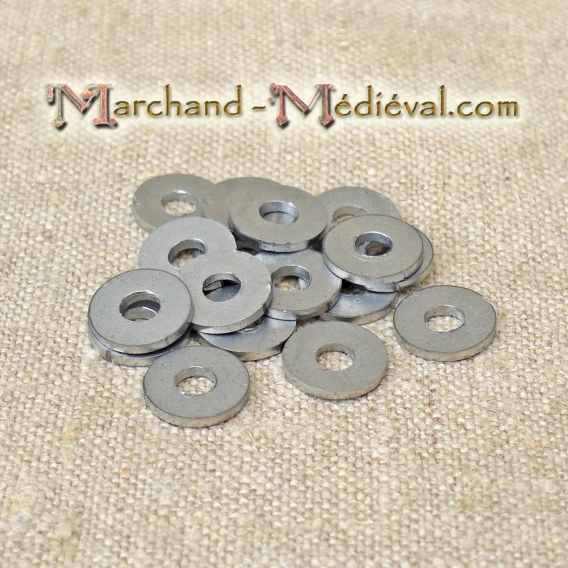 Rondelles en acier pour mater les rivets - Ø 4mm